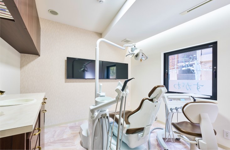 完全個室の診療室